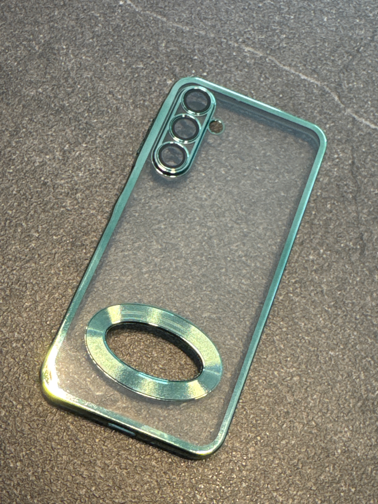 Hülle Samsung A16 Grün/Durchsichtig