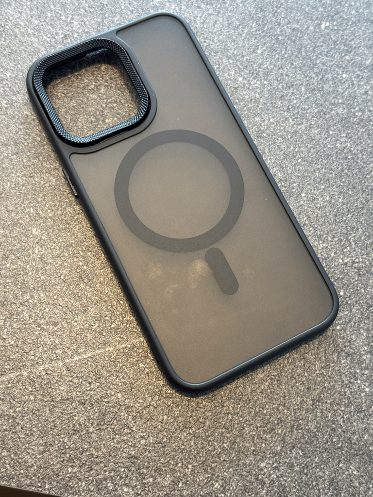 Hülle Apple iPhone 15 Pro Max Schwarz/Magnetisch