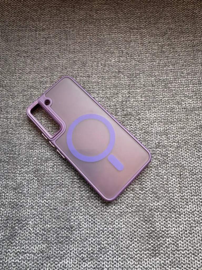Magnetische Schutzhülle für Samsung S22 – Pink