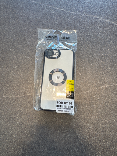 Hülle Apple iPhone 16E Schwarz/Durchsichtig