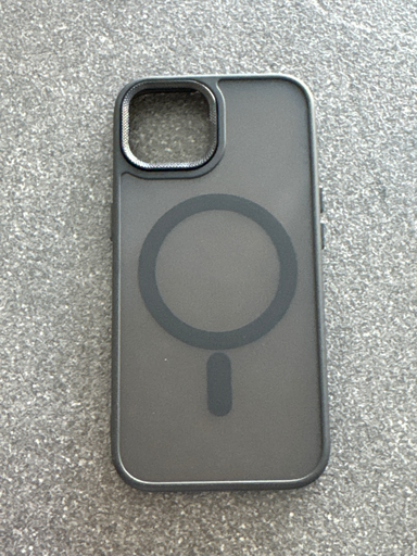 Hülle Apple iPhone 15 Schwarz/Magnetisch