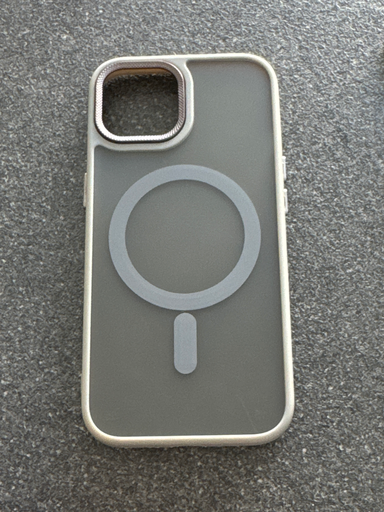 Hülle Apple iPhone 15 Grau/Magnetisch
