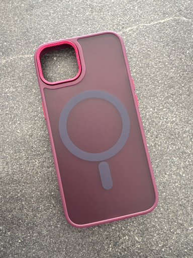 Hülle Apple iPhone 14 Lila/Magnetisch