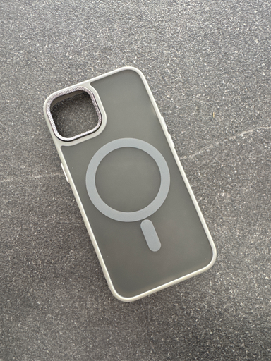 Hülle Apple iPhone 14 Grau/Magnetisch