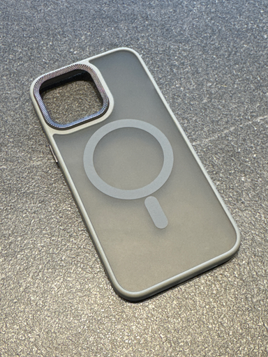 Hülle Apple iPhone 16 Pro Max Grau/Magnetisch