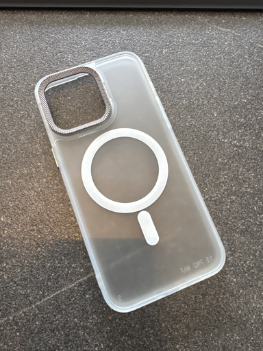 Hülle Apple iPhone 15 Pro Max Weiß/Magnetisch